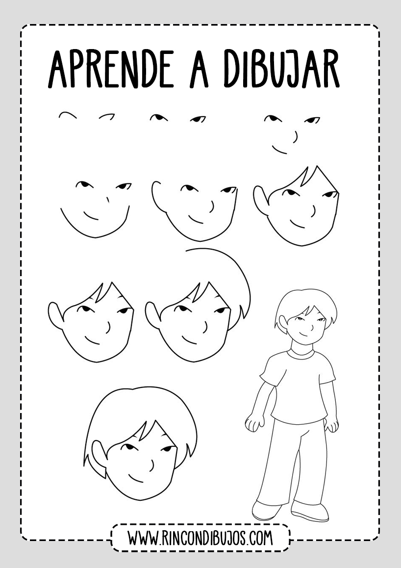Como dibujar un Niño