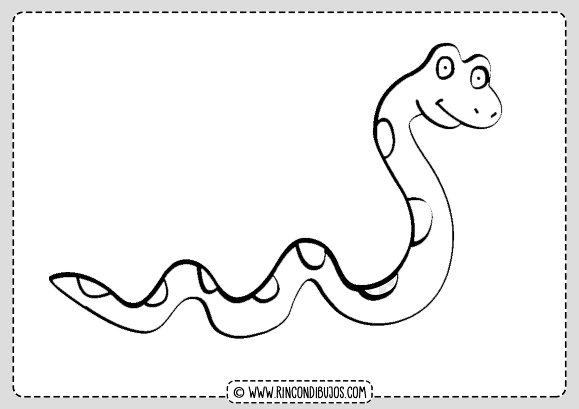 Dibujito de Serpiente