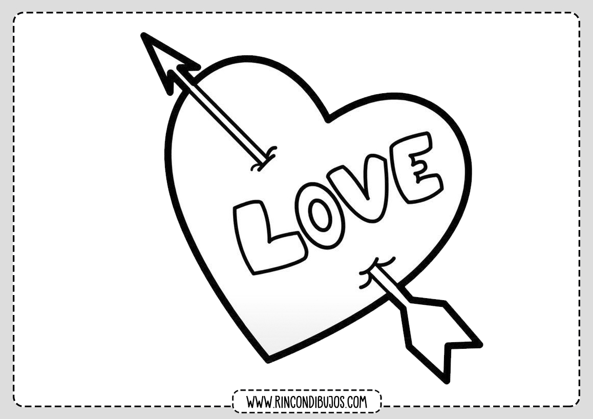 Dibujos De Amor Y Romanticos Para Colorear Gratis