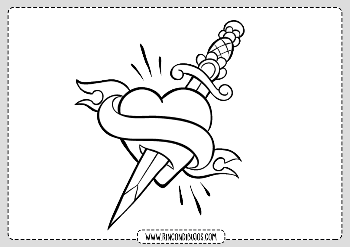 Dibujos de Corazones para colorear | Laminas Gratis Dibujos de Corazones para colorear | Laminas Gratis