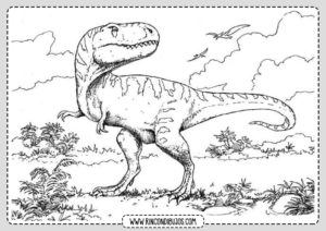 Dibujo de Dinosaurio Para Colorear