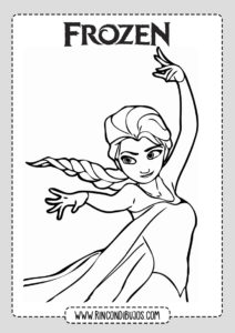 Dibujos Para Colorear Elsa