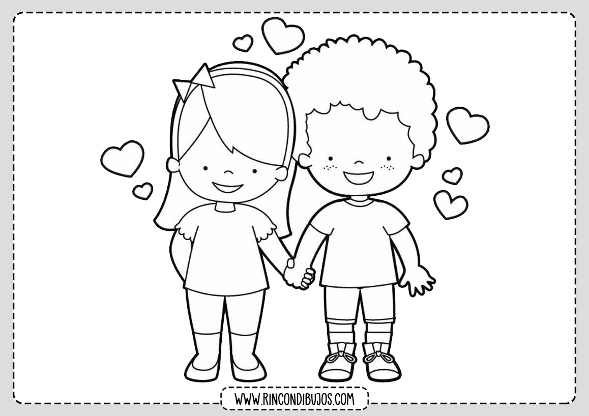 Dibujos De Amor Y Románticos Para Colorear Gratis