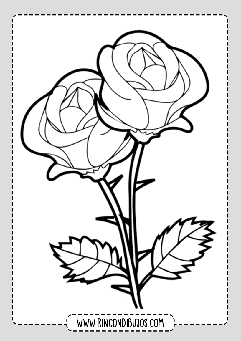 Featured image of post Dibujos De Rosas Faciles Para Colorear Consejos para dibujar y colorear mariposas