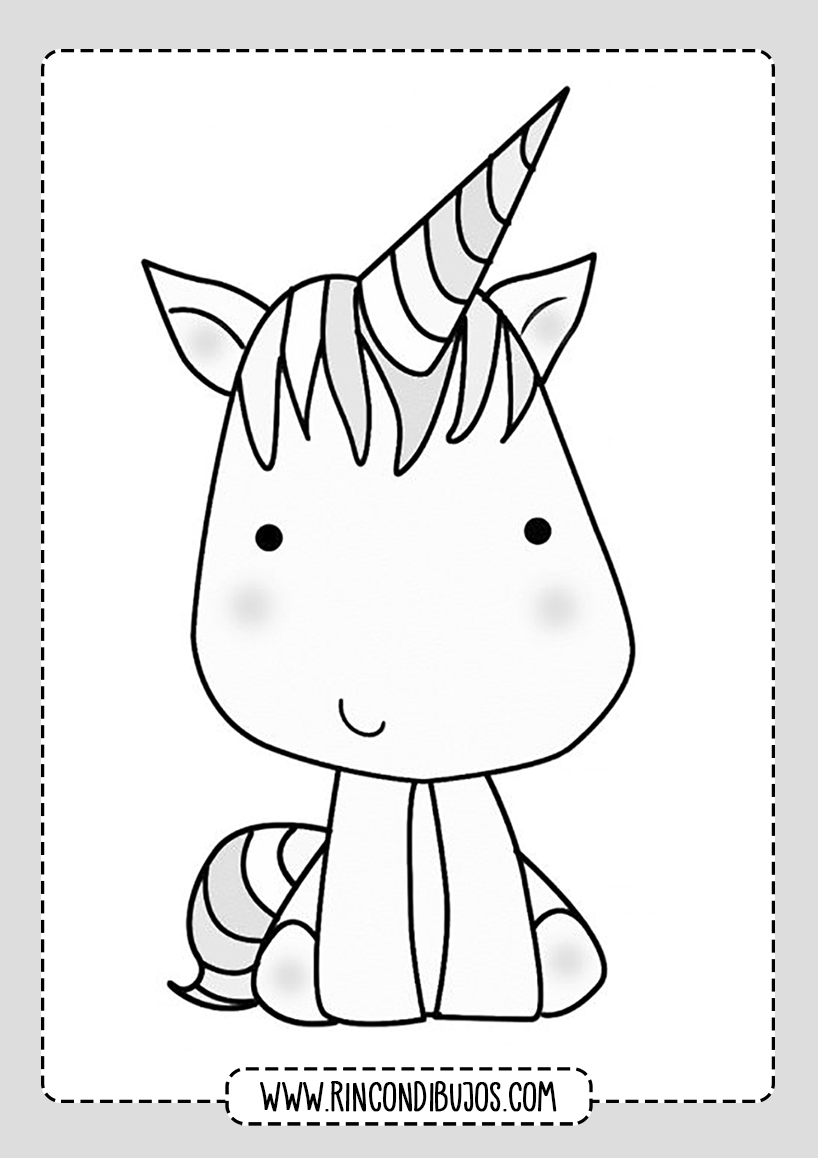 Dibujos de Unicornios Colorear