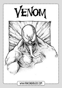 Dibujos de Venom Gratis Para Imprimir