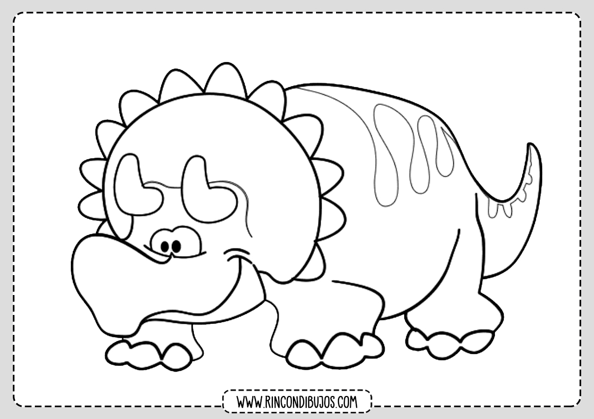 Dibujos de Dinosaurios para colorear | Imprimir y Colorear