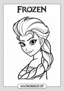 Elsa Frozen 2 Para Colorear