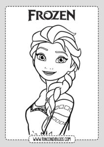 Frozen 2 Dibujos Para Imprimir y Colorear