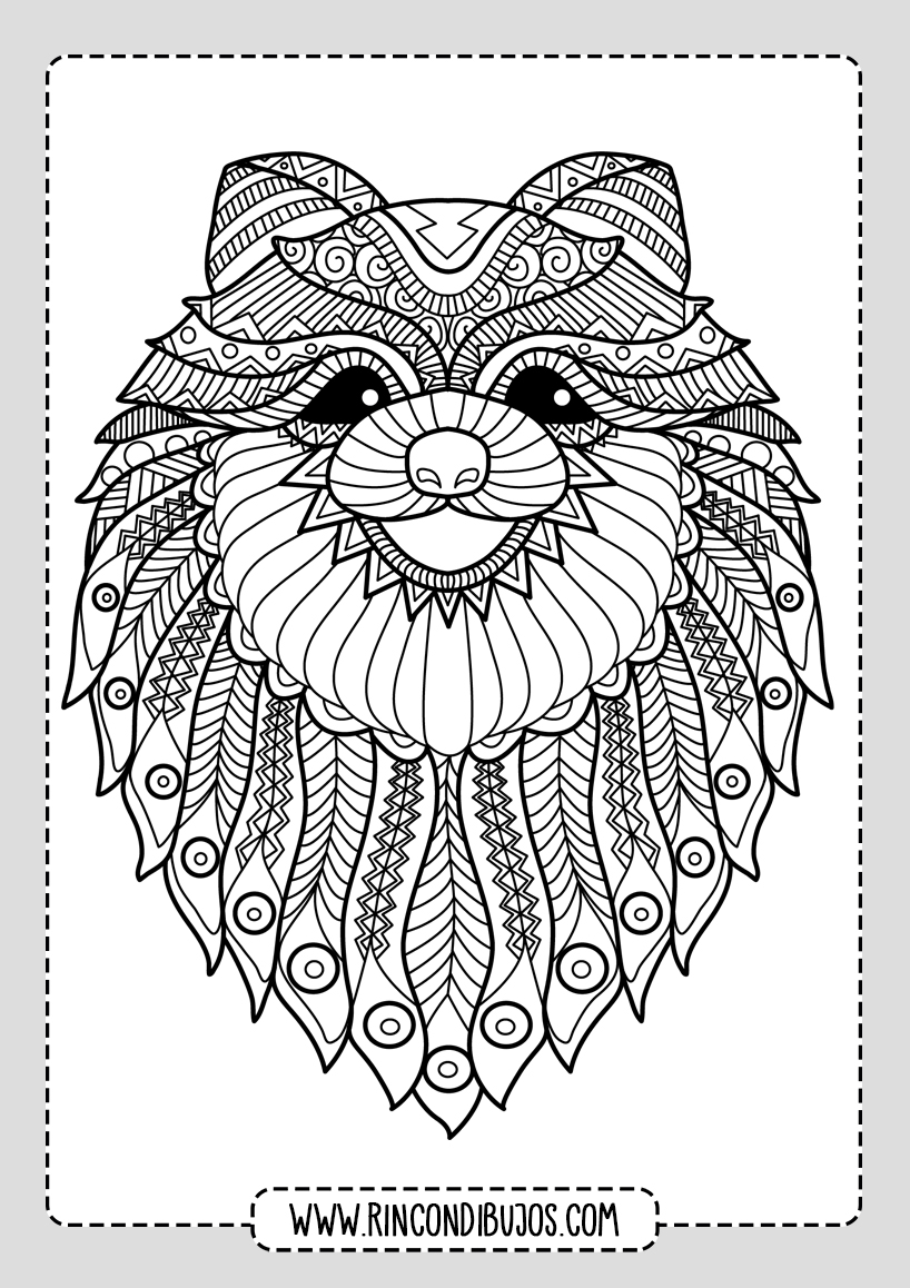 Mandalas de animales para colorear