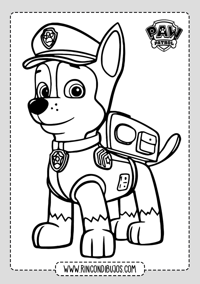 Patrulla Canina Dibujos Para Colorear