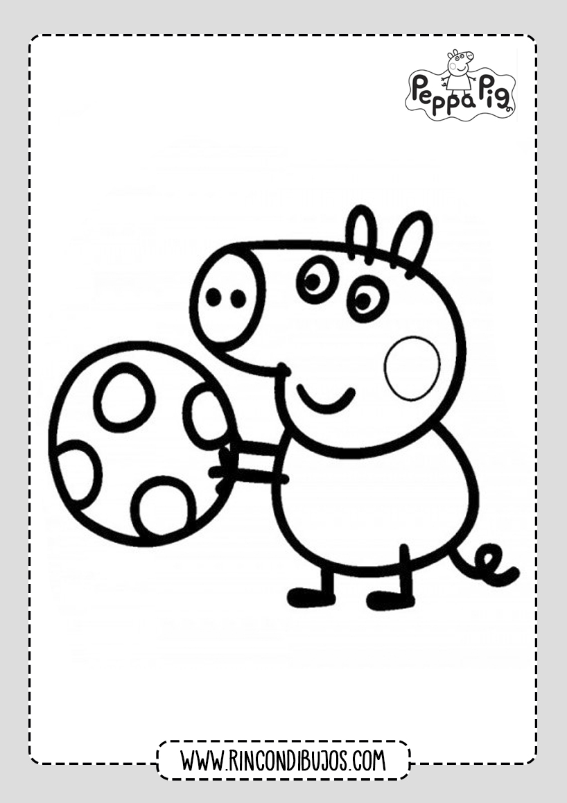 Peppa Pig Para Colorear y Pintar