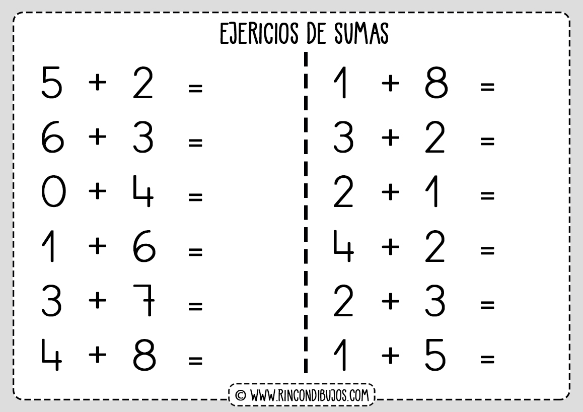 Sumas Faciles Calculo Mental Matematicas