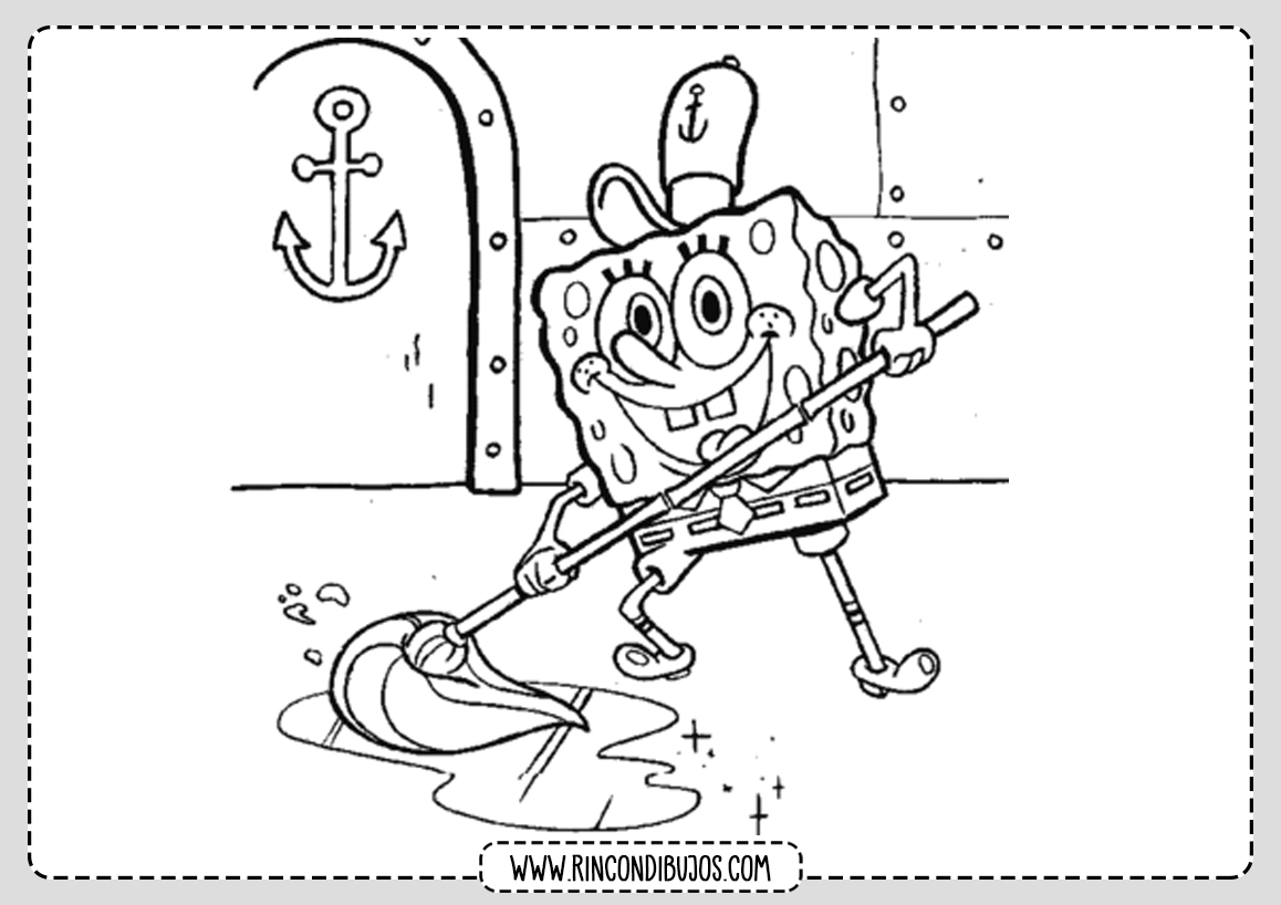 Bob Esponja para colorear