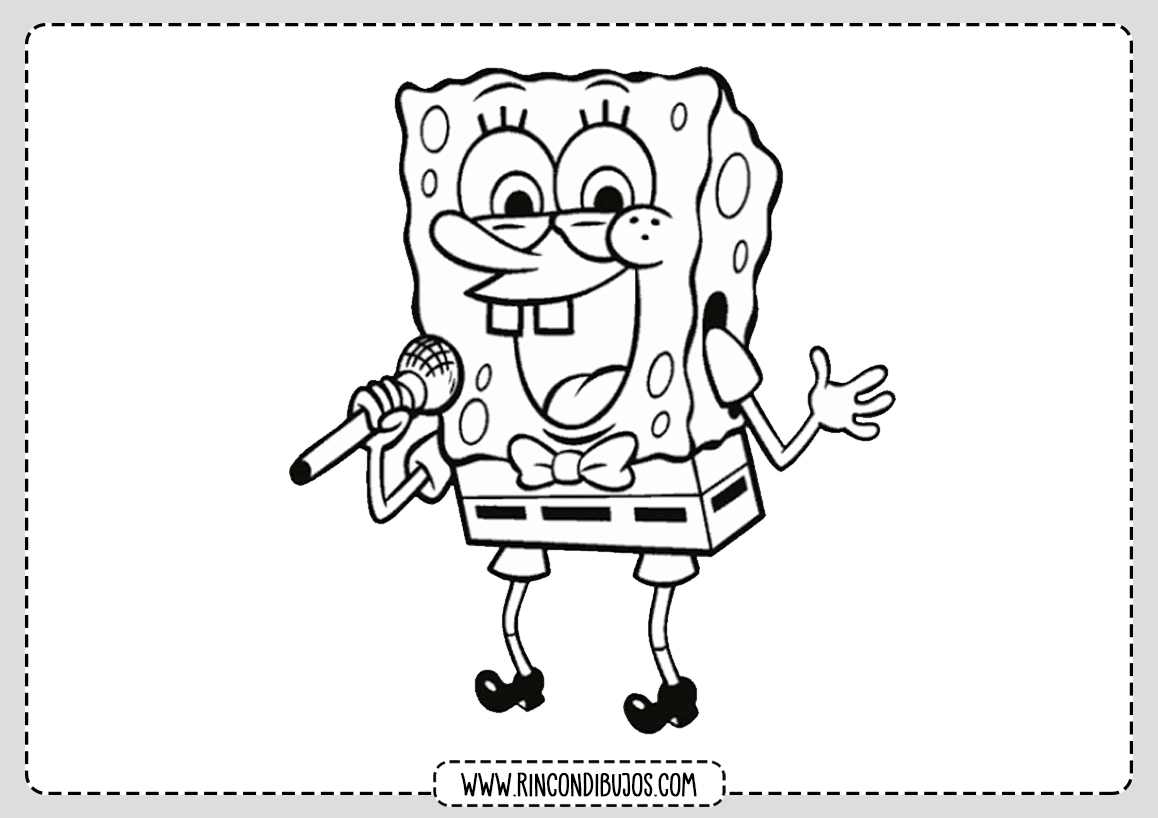 Colorear Dibujos de Bob Esponja