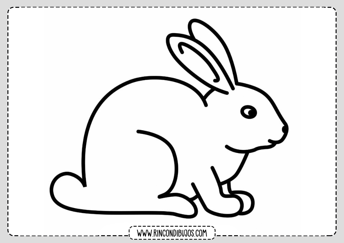 Dibujos de Conejos para colorear | Rincon Dibujos