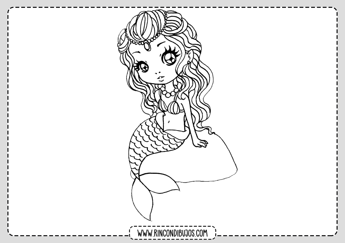 Dibujo de una Sirena