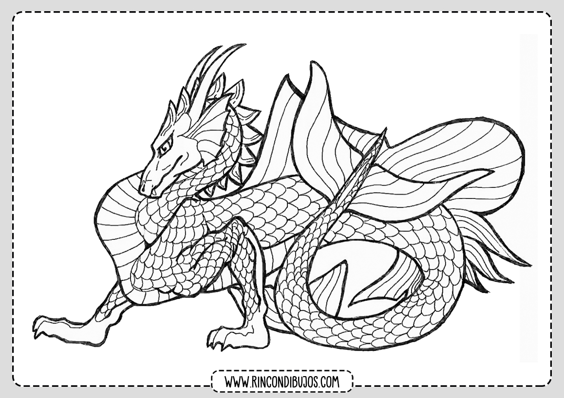 Dibujos de Dragones Gratis