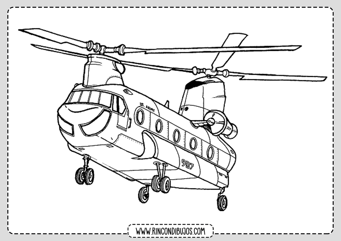 Dibujos de Helicopteros