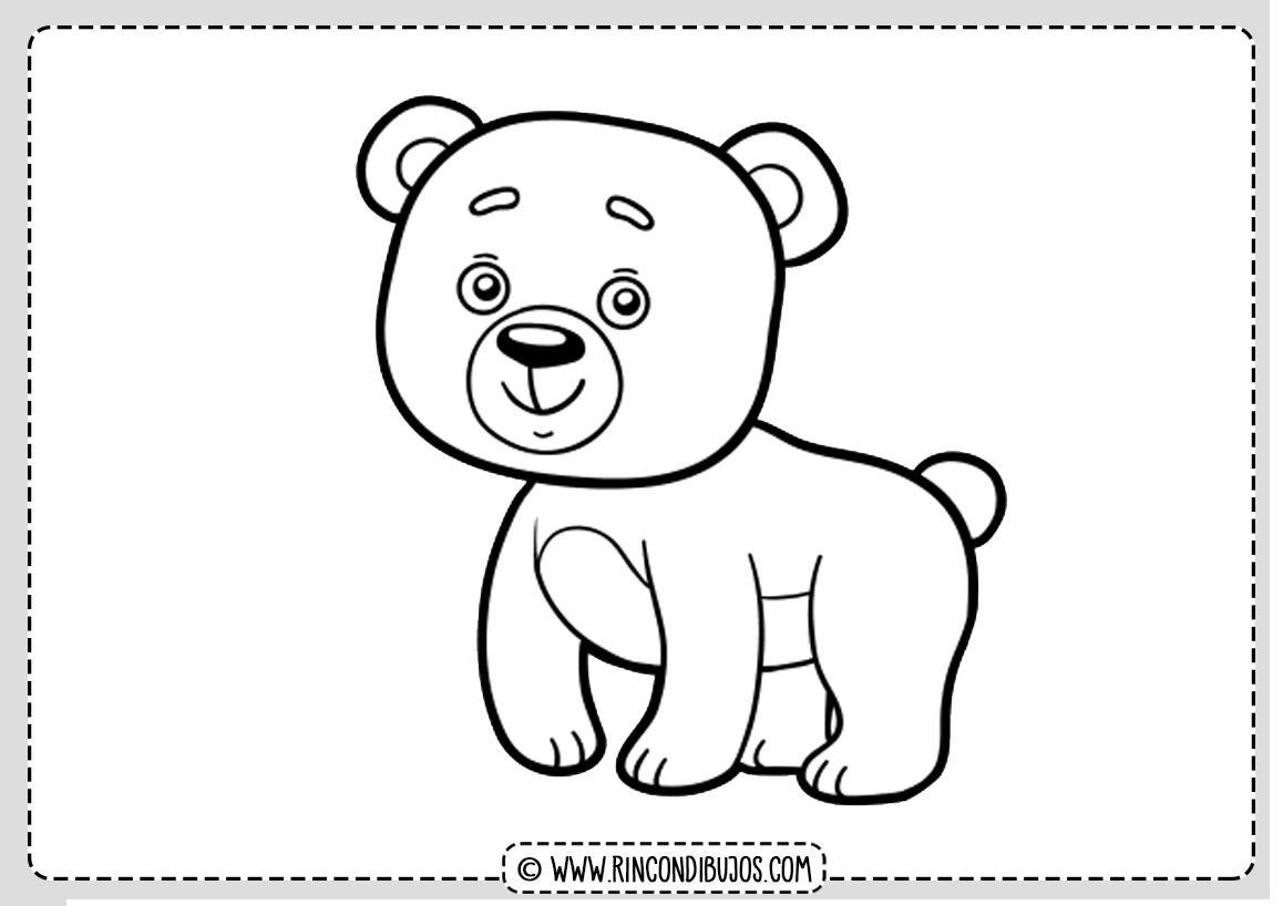 Dibujo de Oso Colorear