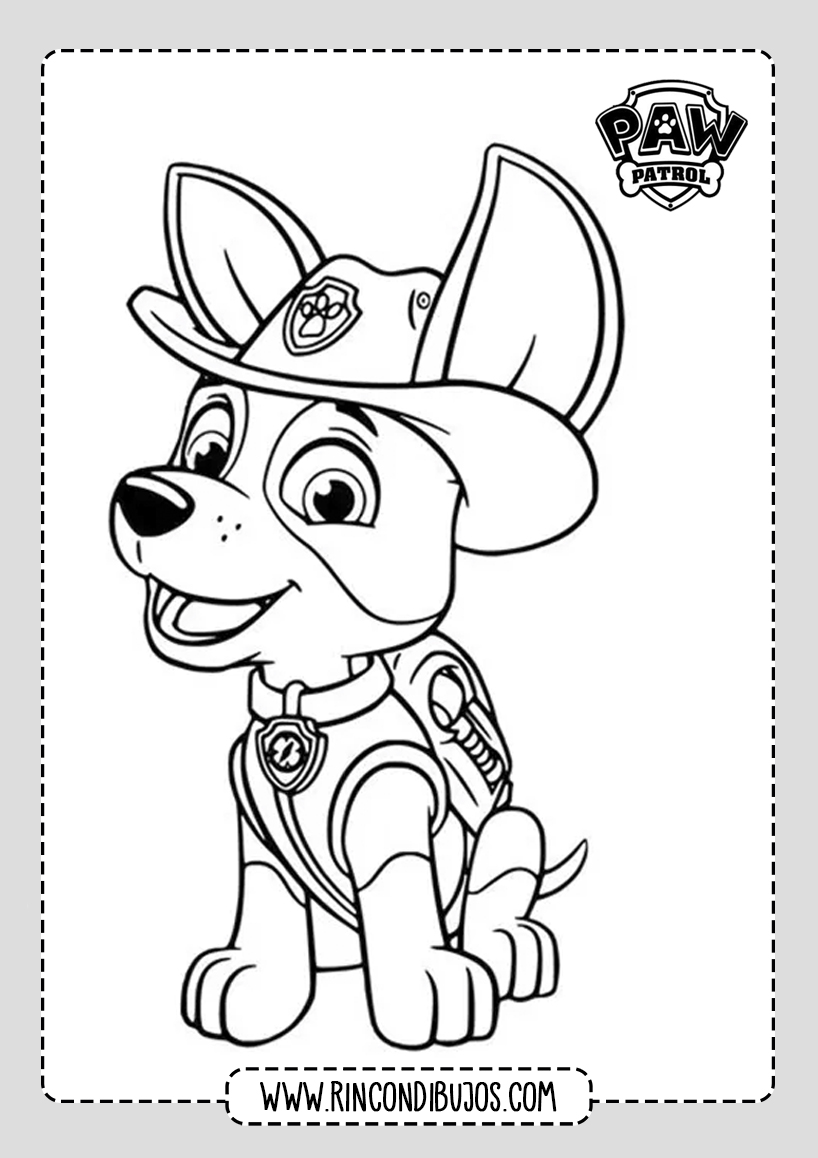 Dibujo Para Colorear Pdf Dibujos para colorear de La Patrulla Canina