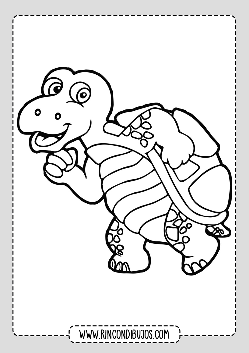 Dibujos Colorear Tortuga