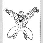 Dibujos Faciles Spiderman Colorear