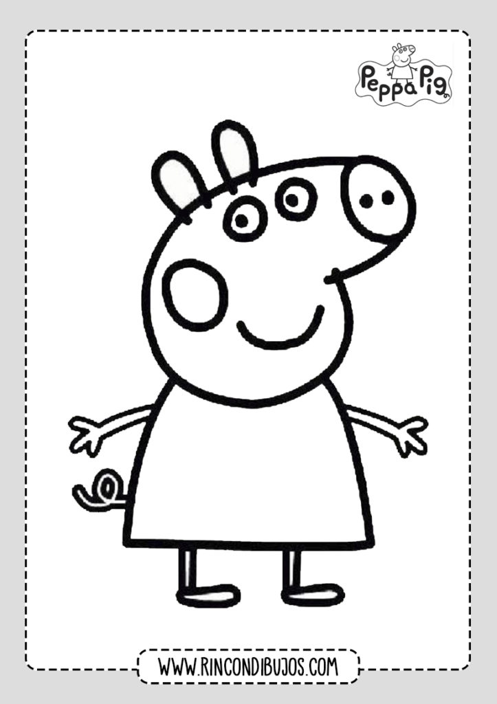 Dibujos Faciles de Peppa Pig