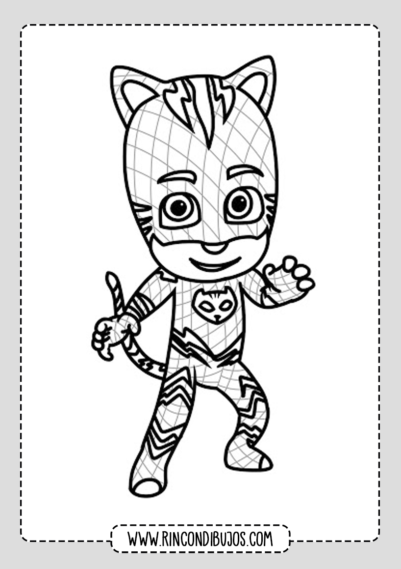 Dibujos Gratis PJ Masks Colorear