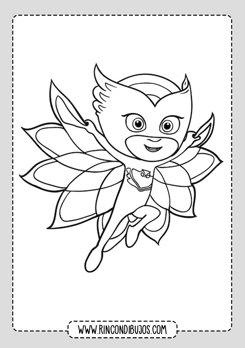 Dibujos PJ Masks para pintar