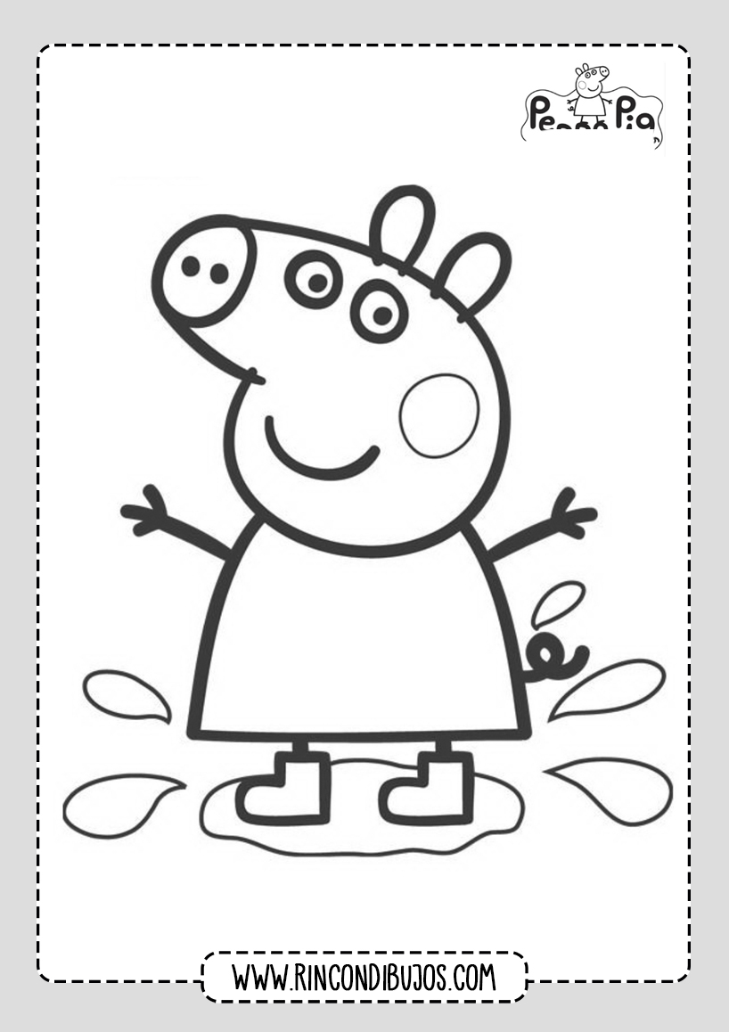 Dibujos Peppa Pig Colorear