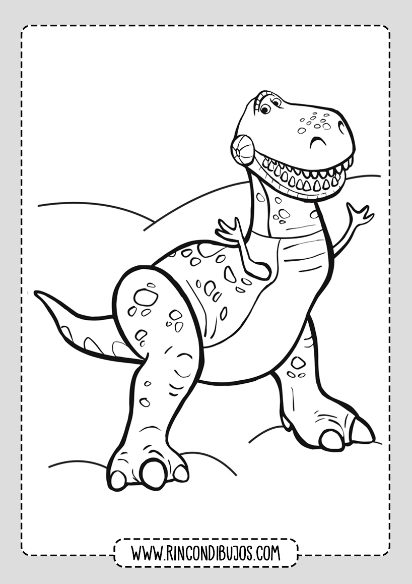 Dibujos Toy Story Colorear Dinosaurio