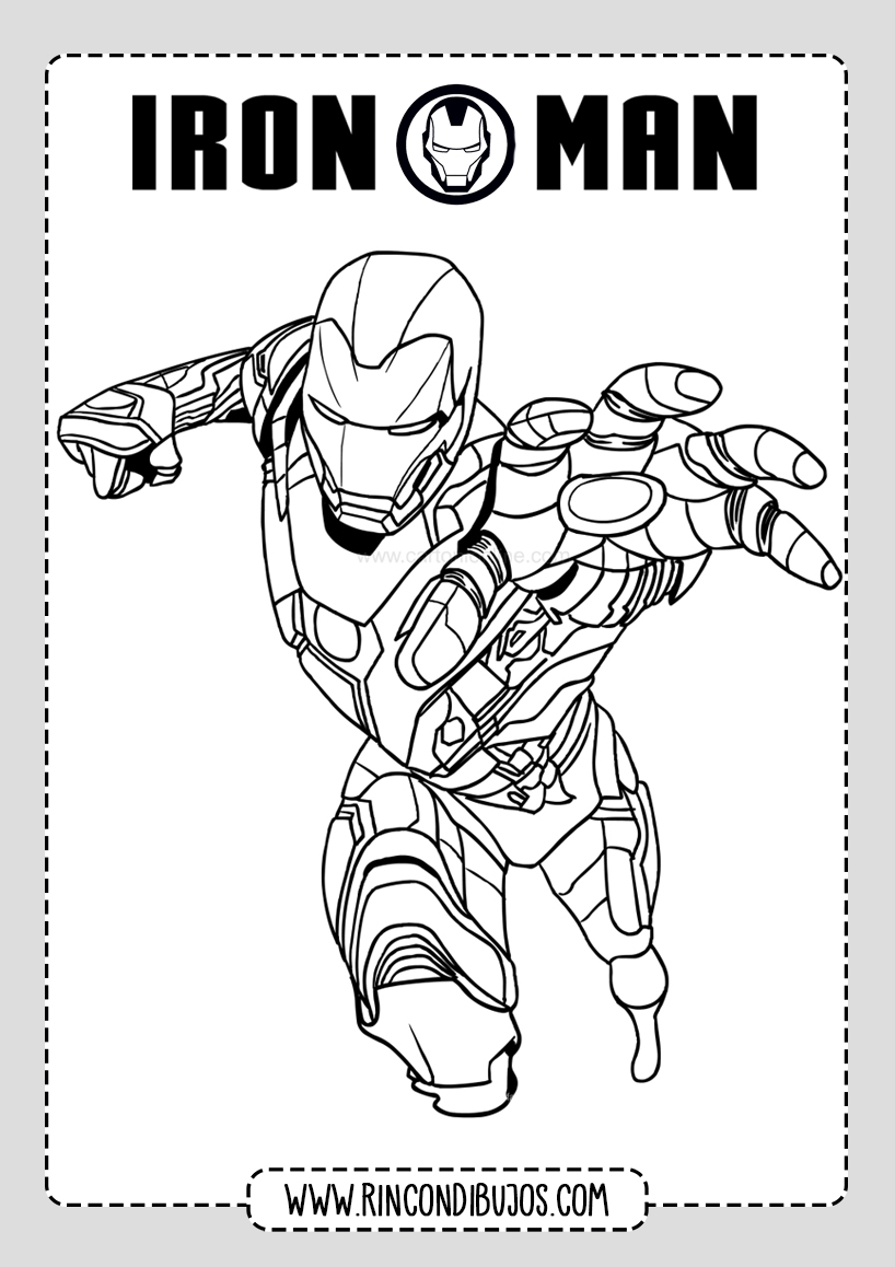Dibujos para colorear de Iron Man
