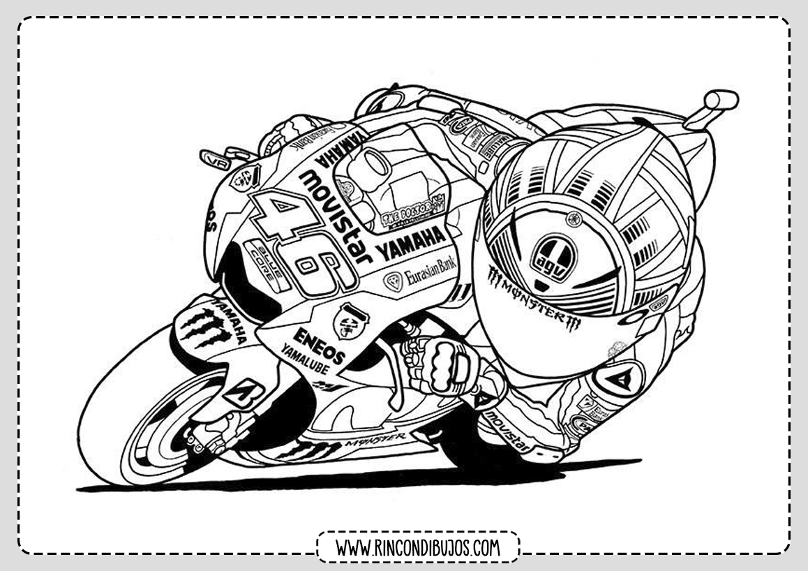 Dibujos de Motos para Niños