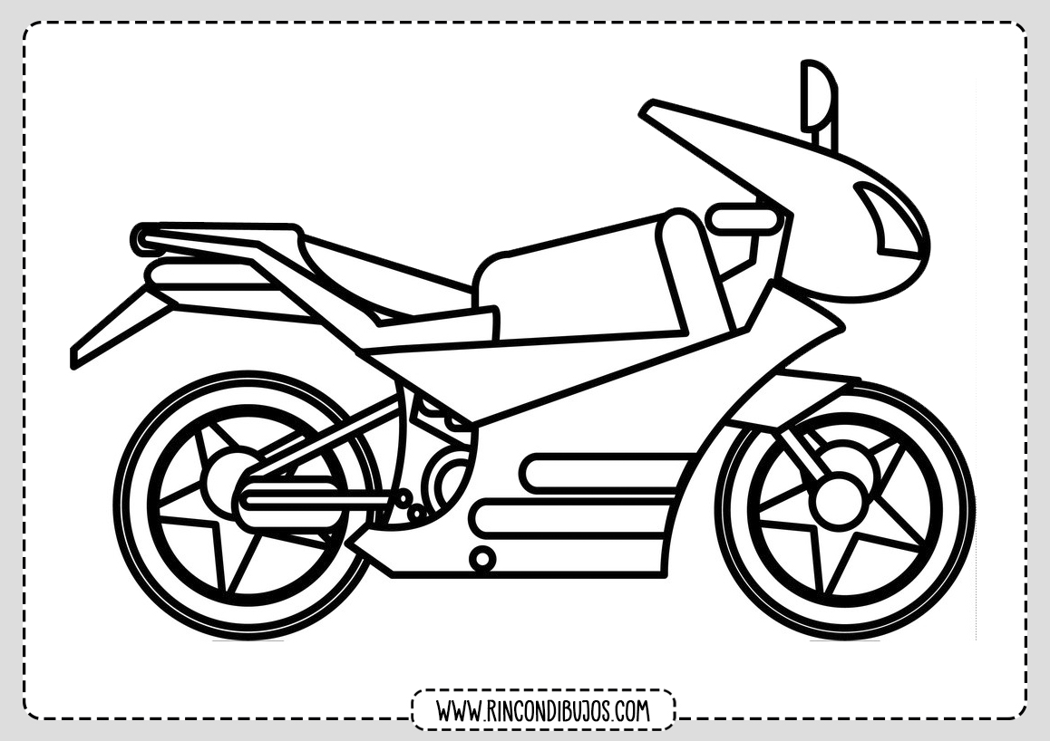 Dibujos de Motos para Pintar