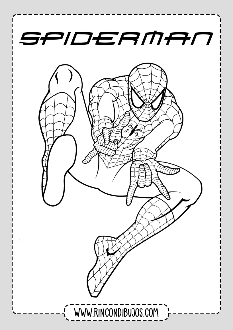 Dibujos de Spiderman para Niños