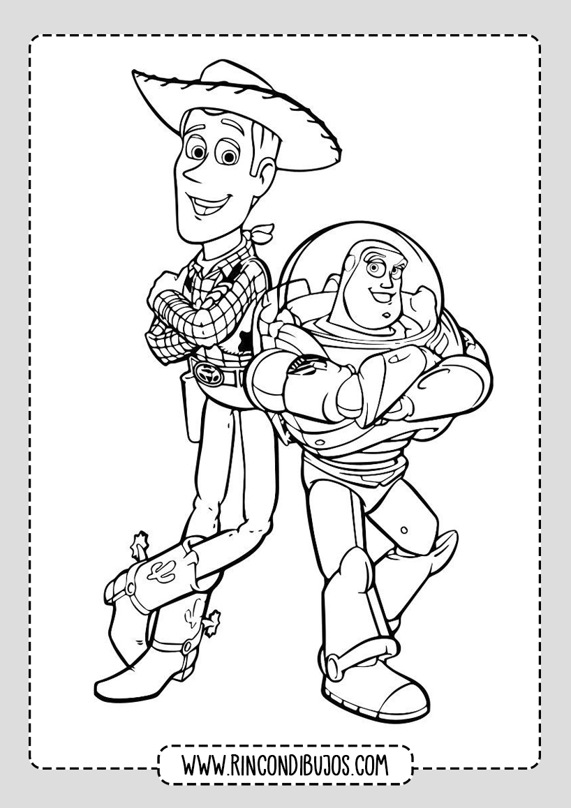 Dibujos de Toy Story Para Pintar