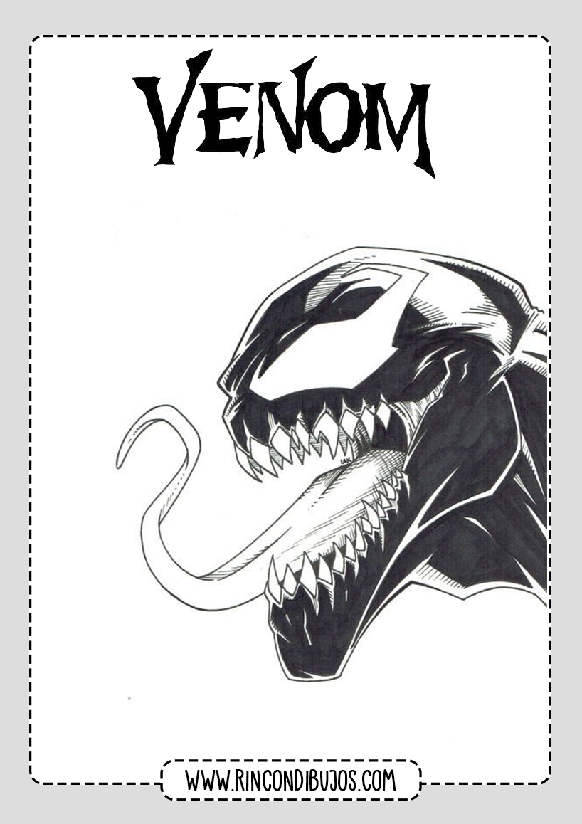 Dibujos de Venom para colorear