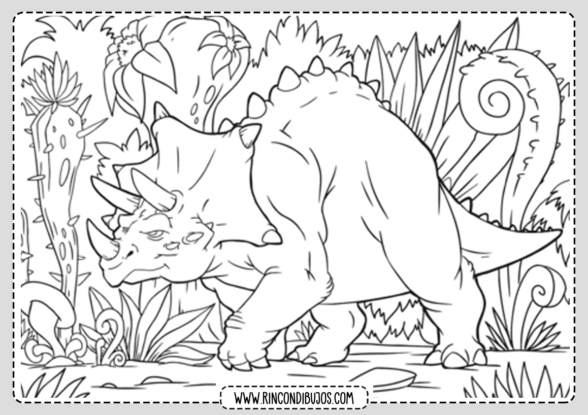 Dibujos de colorear de Dinosaurios