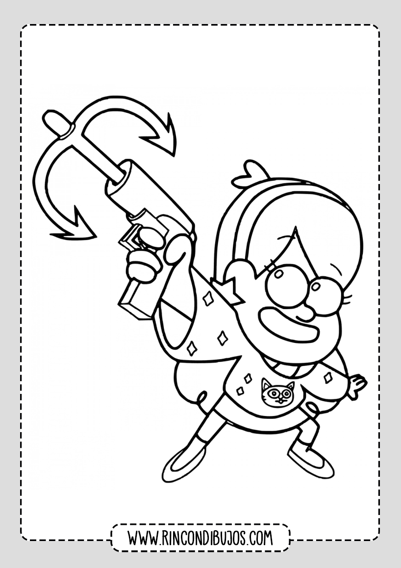 Free Gravity Falls Coloring Drawing Pages