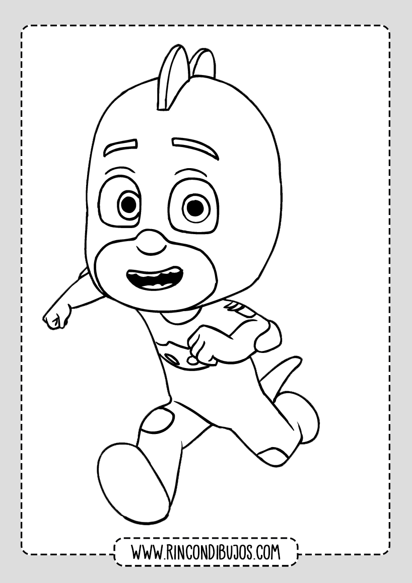 Imprimir y Colorear PJ Masks