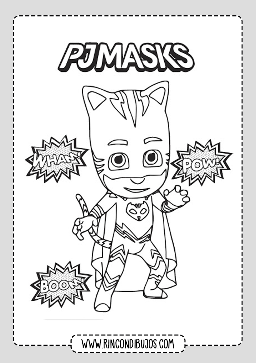 PJ Masks Colorear Pintar