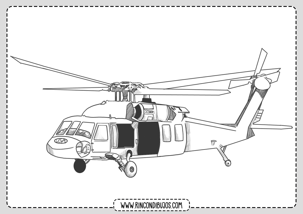 Colorear Helicopteros