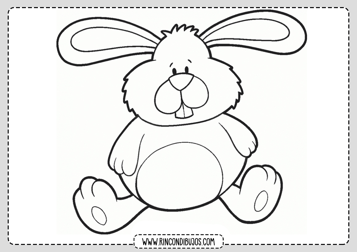 Dibujo Infantil Dibujo de conejo