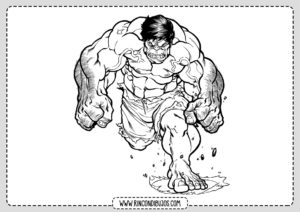 Dibujo de Hulk para Colorear