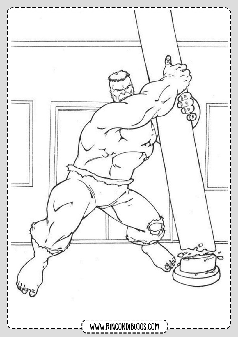 Hulk Coloring Pages