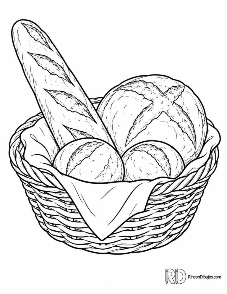 Dibujos de Comida para Colorear