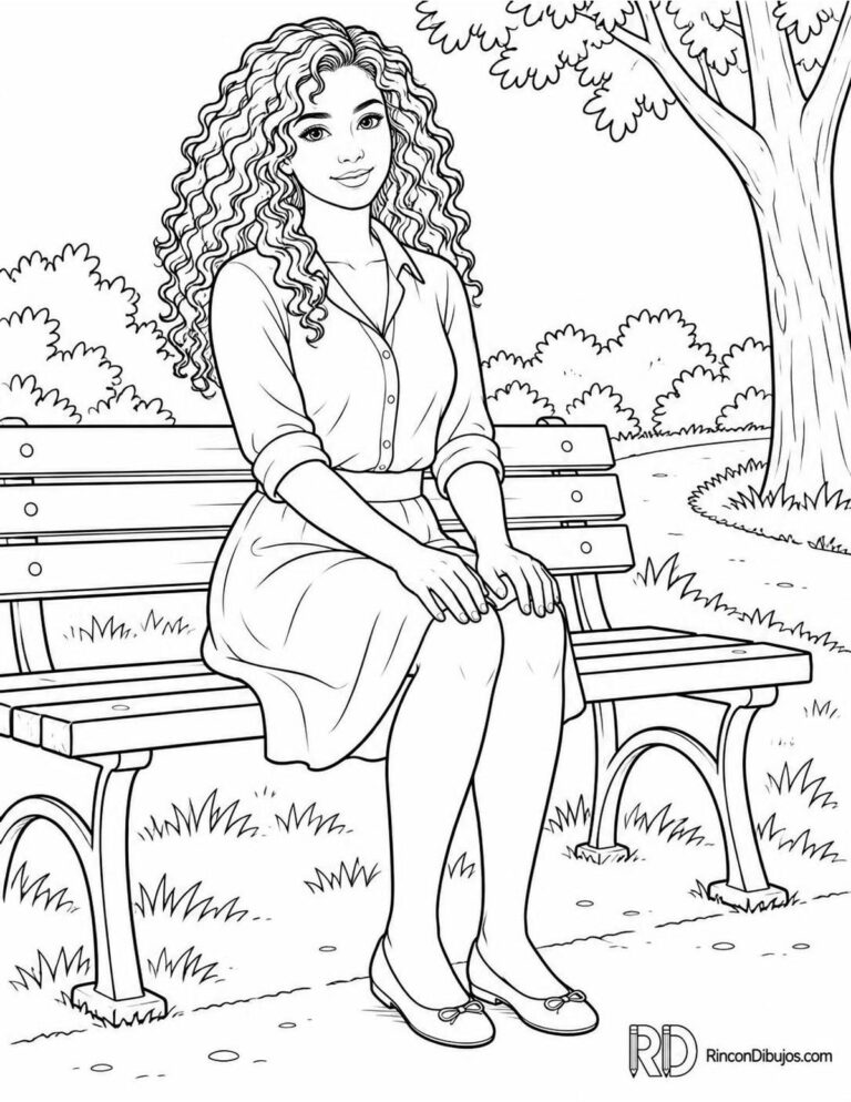 Dibujos de Chicas guapas para Colorear