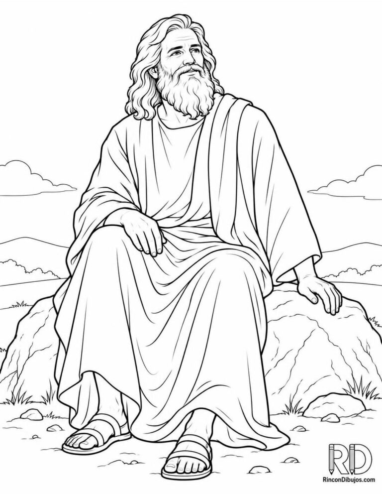 Dibujos de Dios para Colorear