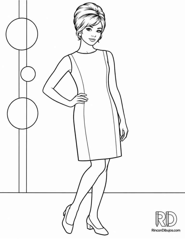 Dibujos de los 60 para Colorear
